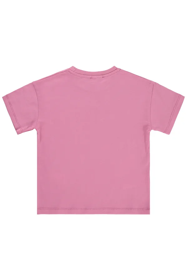 Girls' T-shirt, Ages 6-9, Rose Pink - Pack Girls' T-shirt, Ages 6-9, Rose Pink - Pack