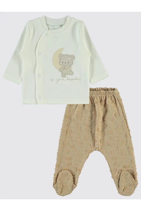 Ensemble de body bébé 0-24 mois beige - Emballage