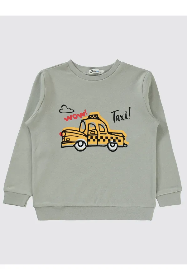 Boy Sweatshirt 2-5 Years Soft Gray - Package