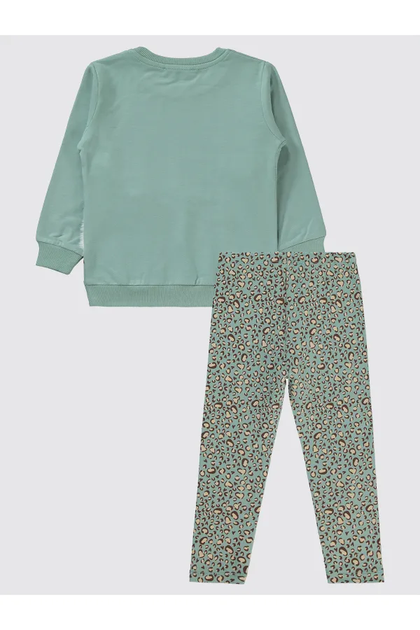 Girls' Set 2-5 Years Old Almond Green - Package