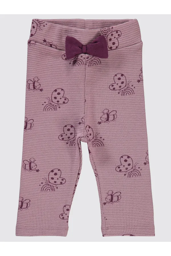 Baby Tracksuit Bottoms 0-24 Months Lilac Lilac - Pack