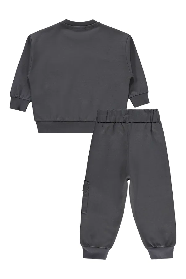 Ensemble de survêtement pour garçon, 2-5 ans, anthracite - Emballage