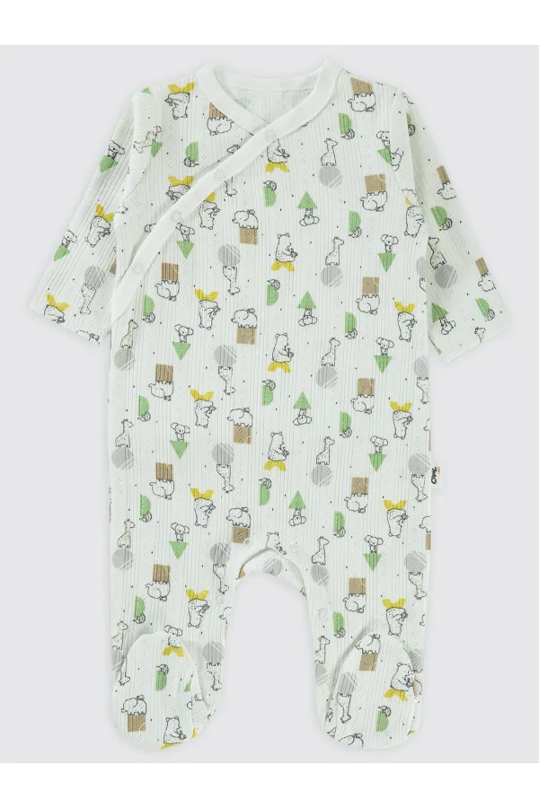 Grenouillères bébé 0-24 mois écru - Paquet