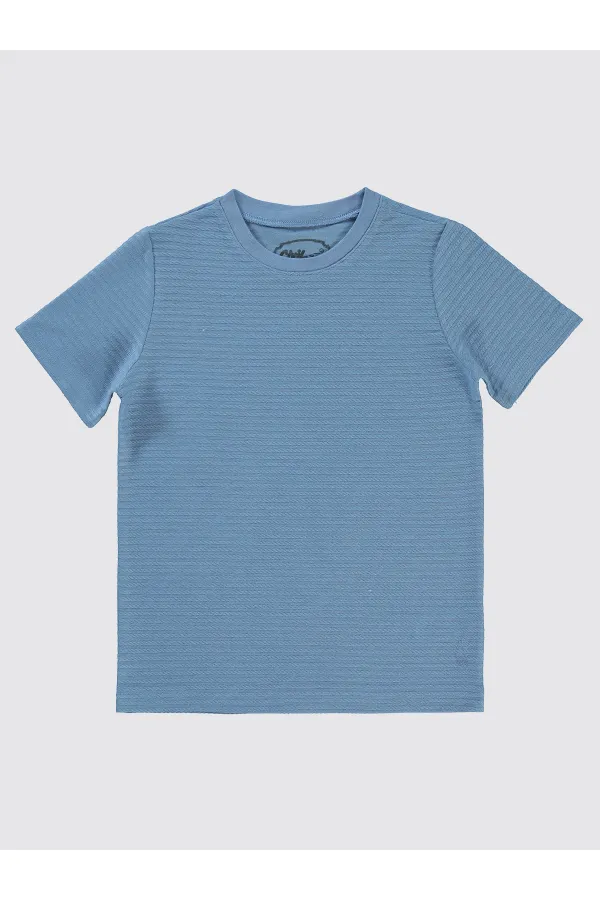 T-shirt garçon 10-13 ans indigo - Emballage