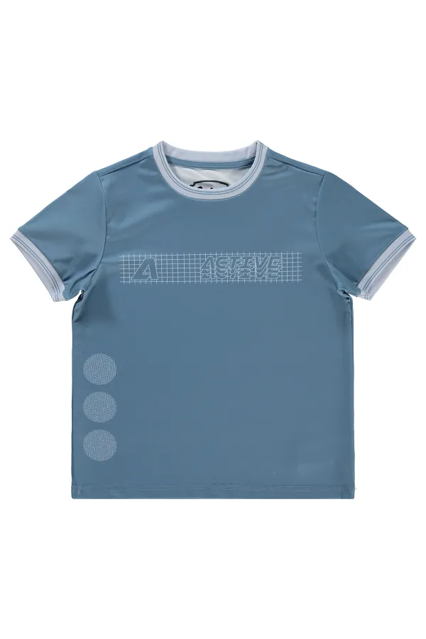 Boys T-Shirt 10-13 Years Old Light Gray - Package