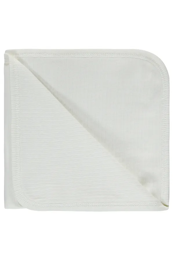 Ensemble couverture et lange pour bébé 0-24 mois, écru - Emballage