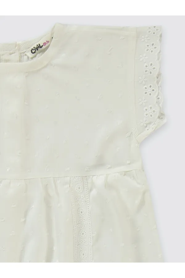 Girls' Suit 2-5 Years Old Ecru - Package