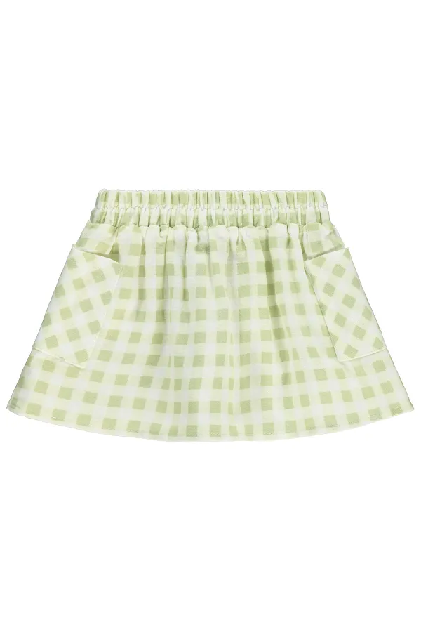 Jupe bébé 6-18 mois vert clair - Emballage