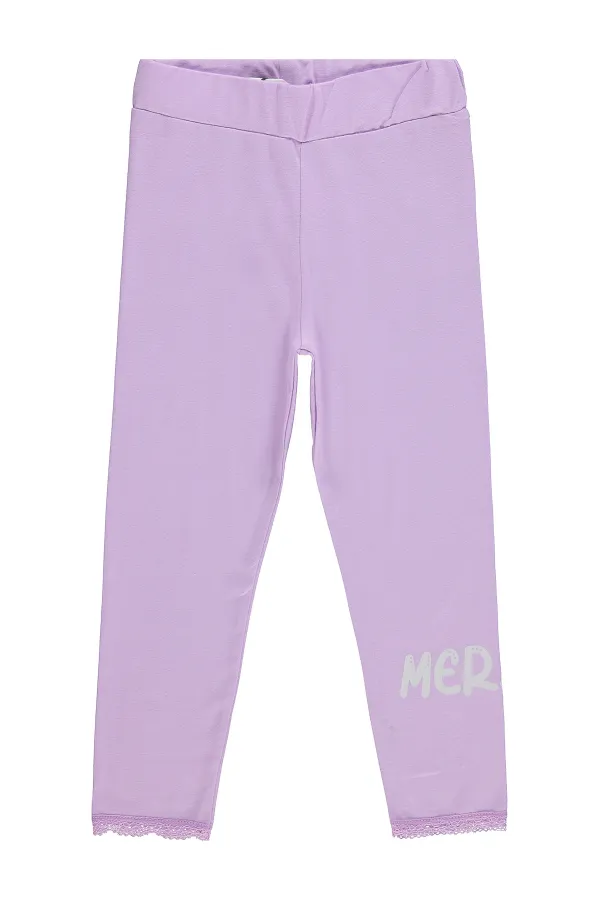 Leggings pour filles, 2-5 ans, lilas - Lot
