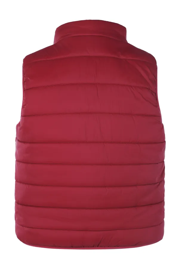 Erkek Çocuk Yelek 2-5 Yaş Bordo - Paket