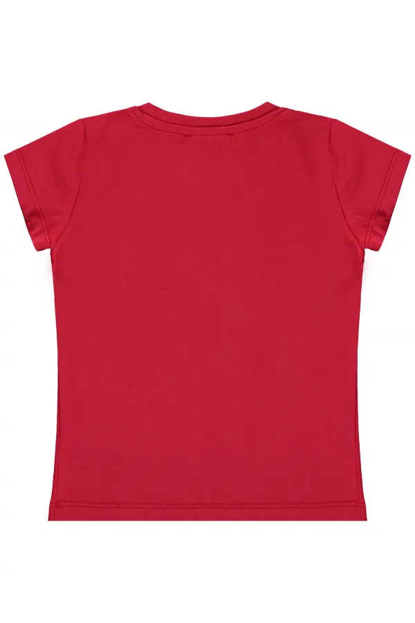 Lot de T-shirts rouges pour filles (2-5 ans)