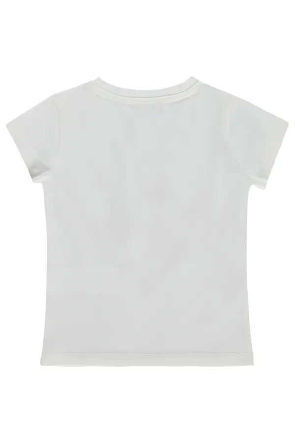 Girls' T-Shirt Km 2-5 Years Off-White - Package