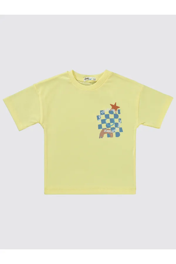 Boys Suit 2-5 Years Old Light Yellow - Package