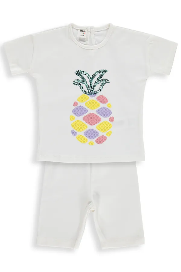 Ensemble bébé 6-18 mois, blanc cassé - Emballage