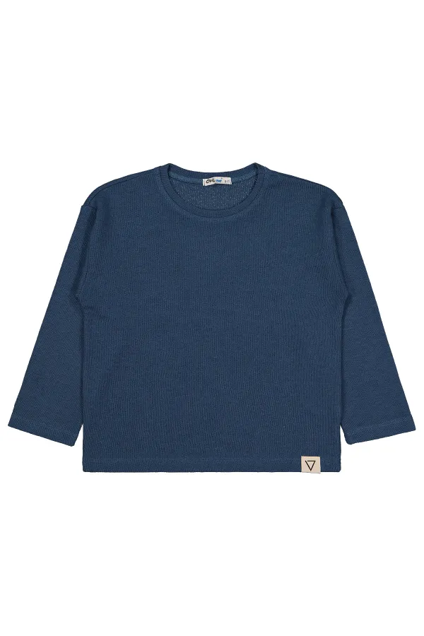 Boys Sweatshirt 10-13 Years Indigo - Package