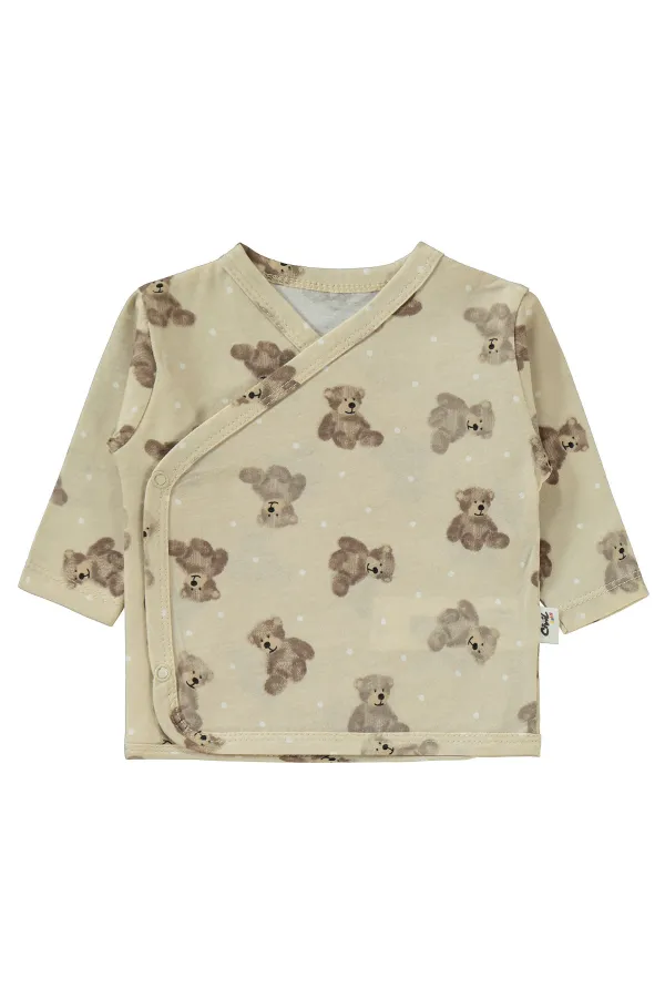 Baby Bodysuit Sets 0-24 Months Beige - Package