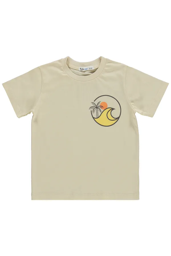 Erkek Çocuk Takım 2-5 Yaş Sütlükahve - Paket