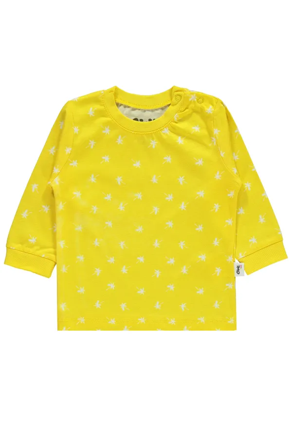 Bebek Pijama Takımı 0-24 Ay Sarı - Paket