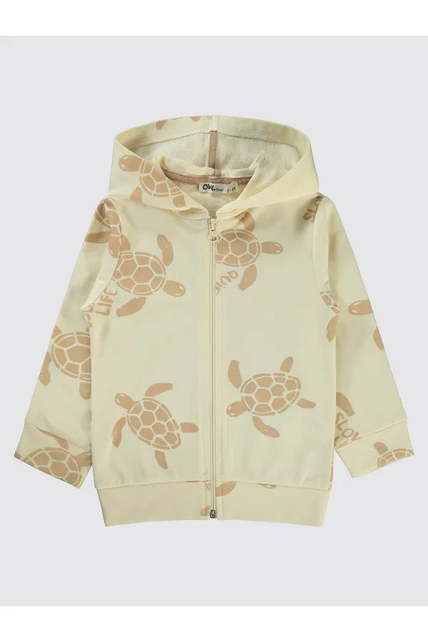 Erkek Çocuk Hırka 2-5 Yaş FilDişi - Paket