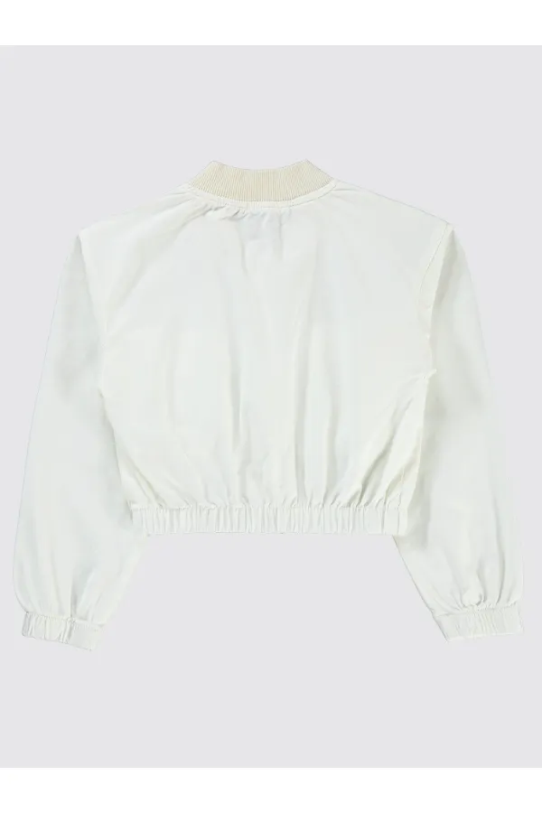 Kız Çocuk Ceket 6-9 Yaş Beyaz - Paket