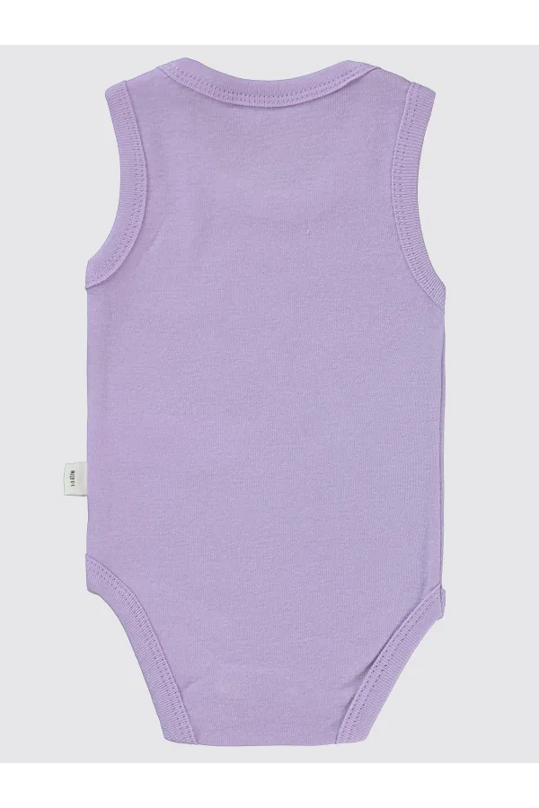 Body bébé à boutons-pression 0-24 mois lilas - Emballage