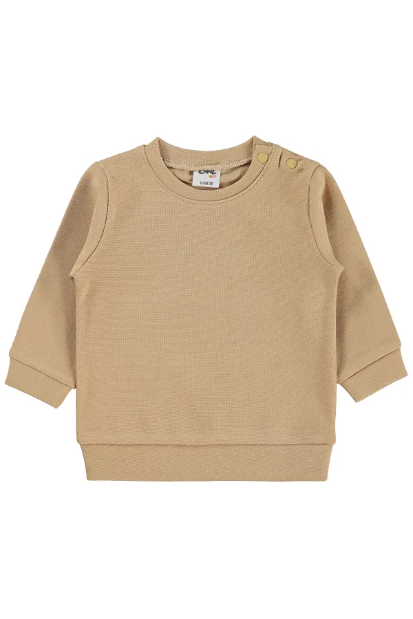 Bebek Sweatshirt 0-24 Ay Taba - Paket Bebek Sweatshirt 0-24 Ay Taba - Paket