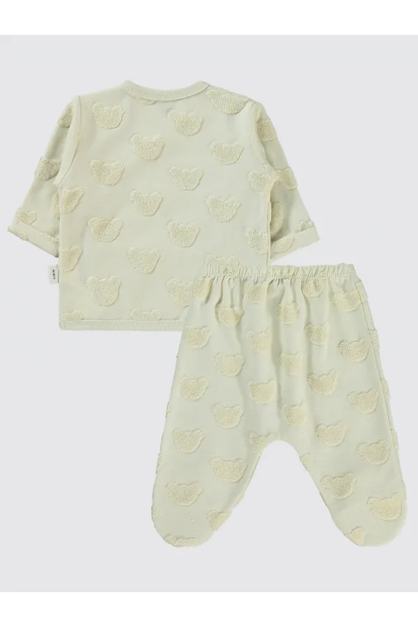 Ensemble de body bébé 0-24 mois couleur pierre - Emballage