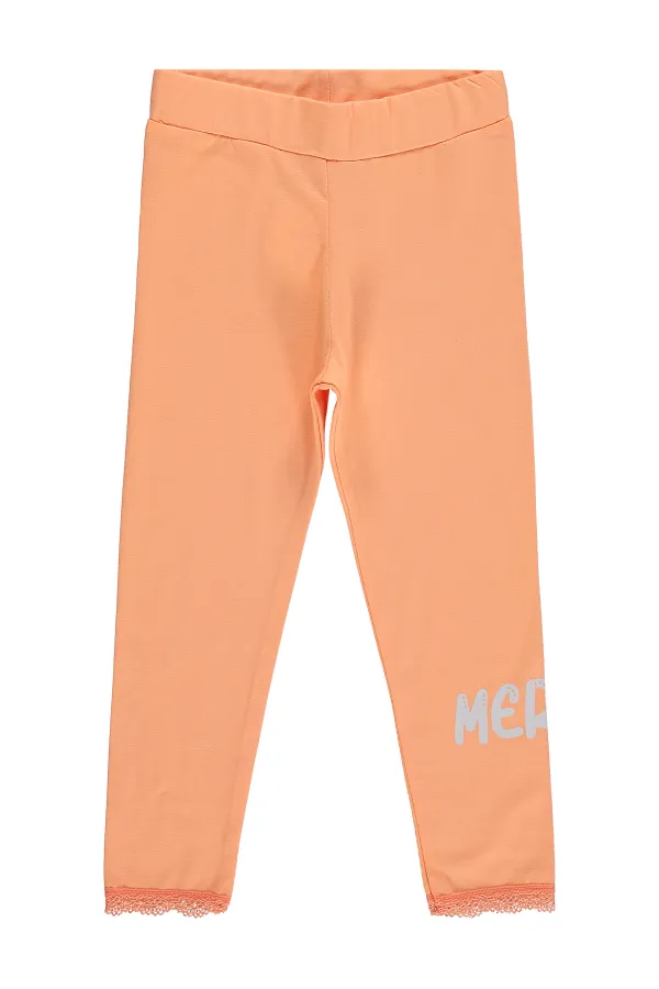 Girls' Leggings 2-5 Years Old Salmon - Pack