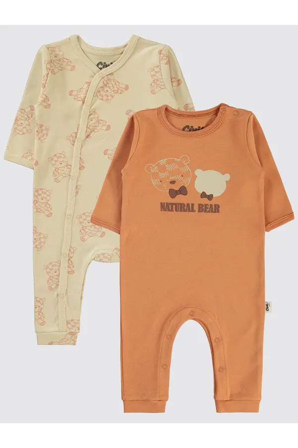 Grenouillère bébé 0-24 mois Cannelle - Emballage