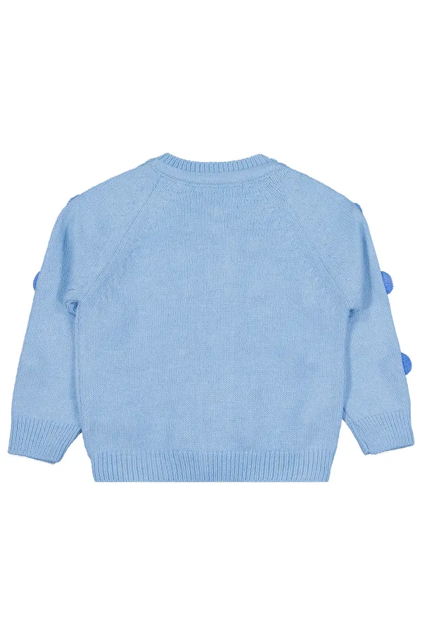 Kız Çocuk Hırka 2-5 Yaş Mavi - Paket