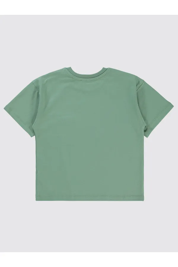 Boys T-Shirt 6-9 Years Old Soft Khaki - Package