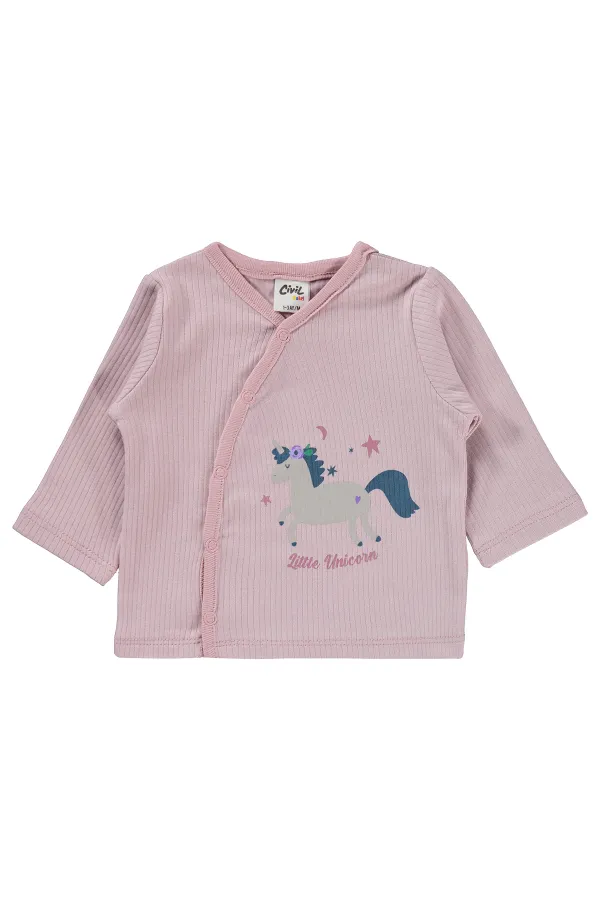 Ensemble pyjama bébé 0-24 mois rose pastel - Emballage