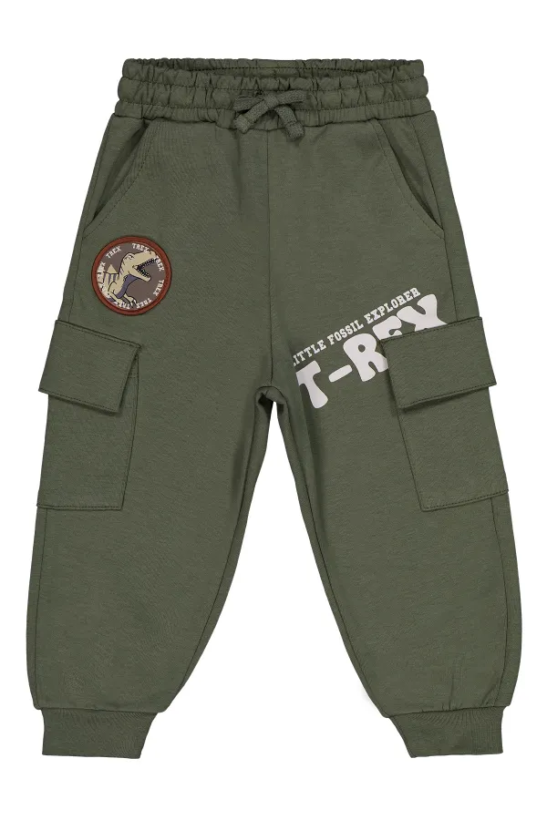 Erkek Çocuk Eşofman Altı 2-5 Yaş Koyu Haki - Paket