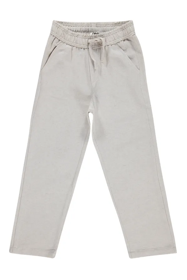 Boys' Trousers, Ages 6-9, Beige - Pack