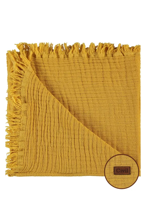 Bebek Battaniye ve Kundak 0-24 Ay Hardal - Paket