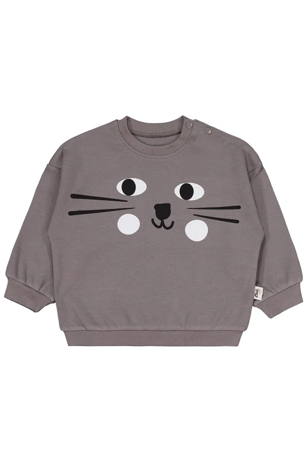 Bebek Takım 0-24 Ay Füme - Paket