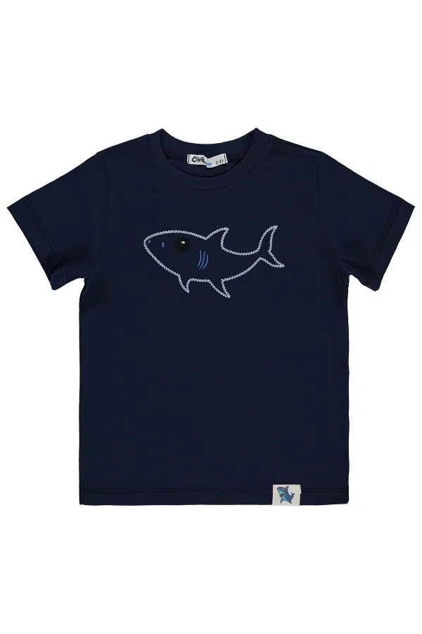 Erkek Çocuk Tişört 2-5 Yaş Lacivert - Paket