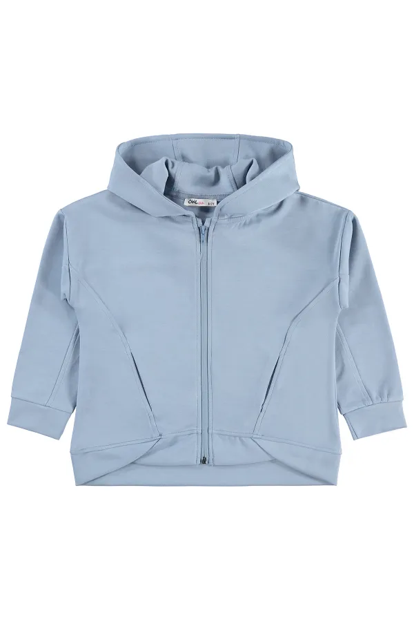 Gilet pour fille, 6-9 ans, bleu - Lot