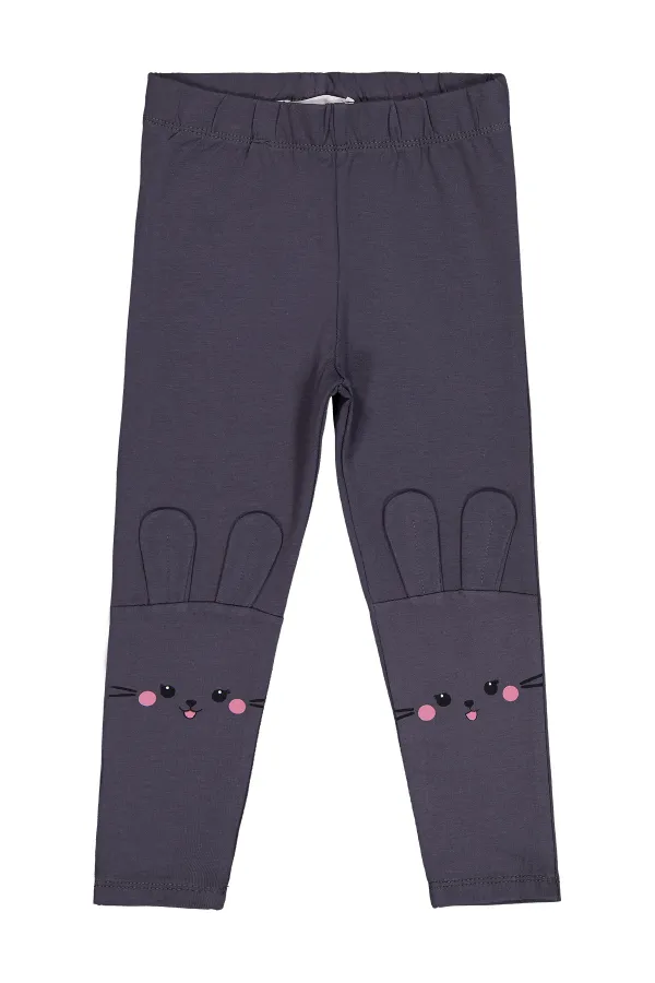 Collants anthracite pour filles de 2 à 5 ans - Paquet