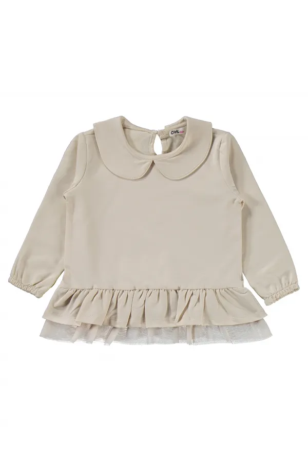 Ensemble pour filles de 2 à 5 ans, couleur ivoire - Emballage