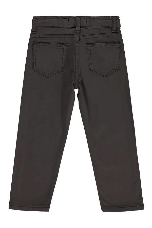 Boys' Trousers, Ages 2-5, Dark Brown - Pack