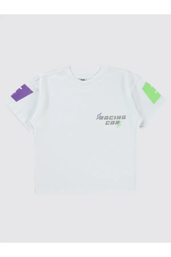 Boy T-Shirt 10-13 Years White - Pack