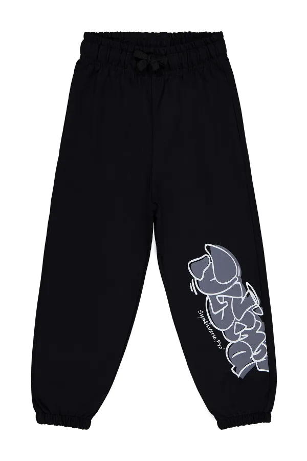 Bas de survêtement garçon 6-9 ans Noir - Lot