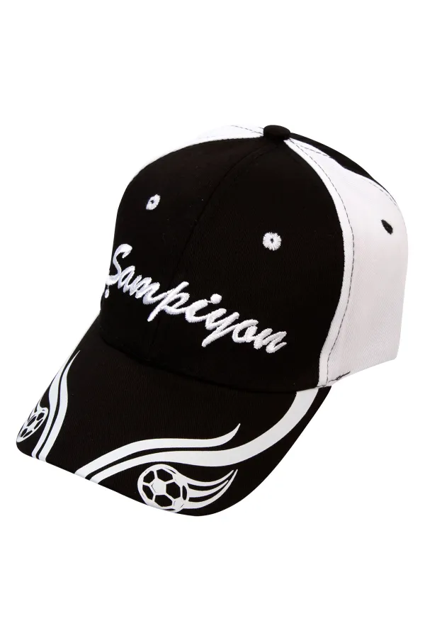 Erkek Çocuk Şapka Bere 6-9 Yaş Siyah - Paket