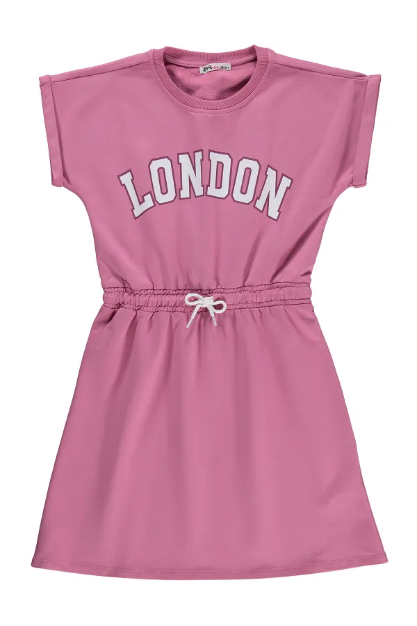 Kız Çocuk Jile ve Elbise 10-13 Yaş Pudra - Paket