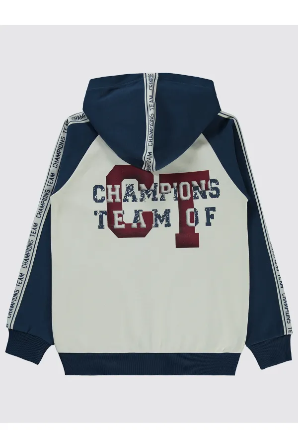 Gilet garçon bleu marine 10-13 ans - Emballage