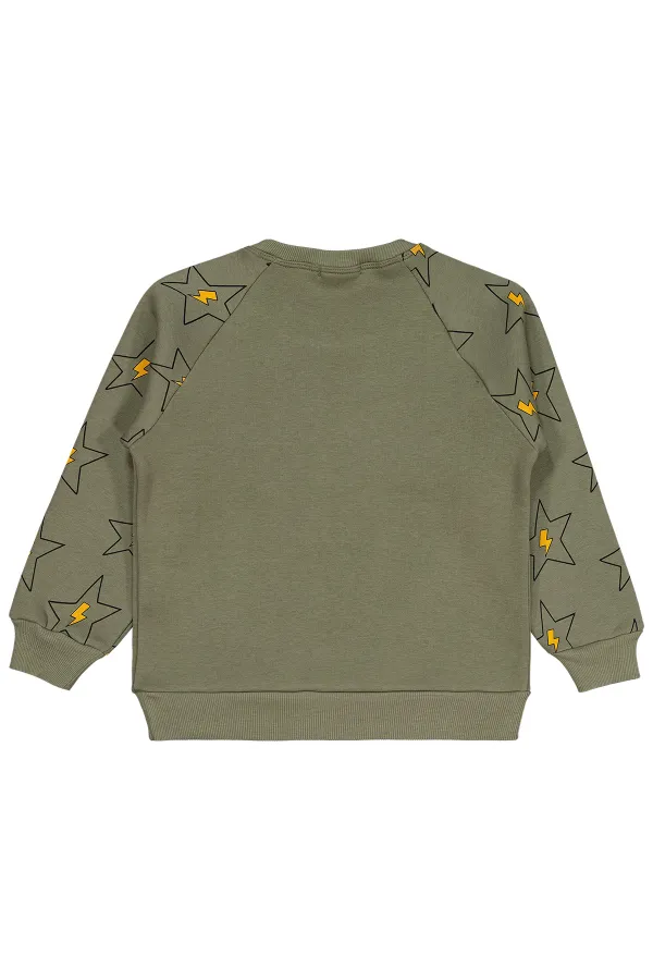 Boys Sweatshirt 6-9 Years Khaki - Package