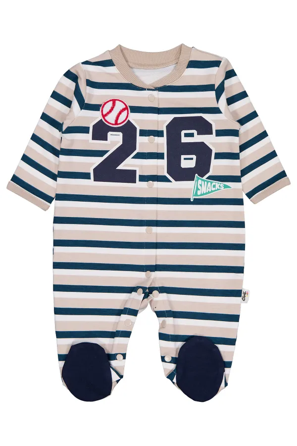 Grenouillères bébé 0-24 mois vison clair - Emballage