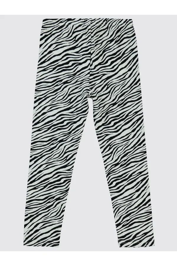 Collants pour filles de 6 à 9 ans, écru - Paquet