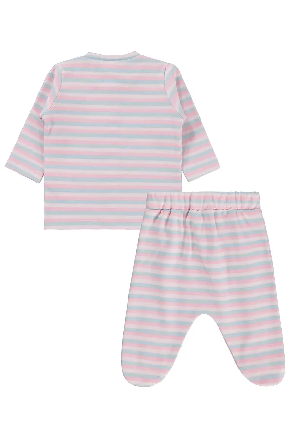 Bebek Pijama Takımı 0-24 Ay Ekru - Paket